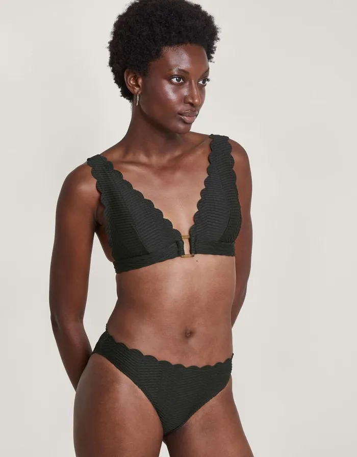 Monsoon Una Bikini Bottoms Black Women Beachwear and Swimwear