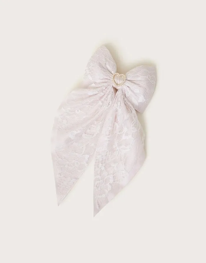 Monsoon Valeria Lace Bridesmaid Bow Children Girls039 Hair Accessories