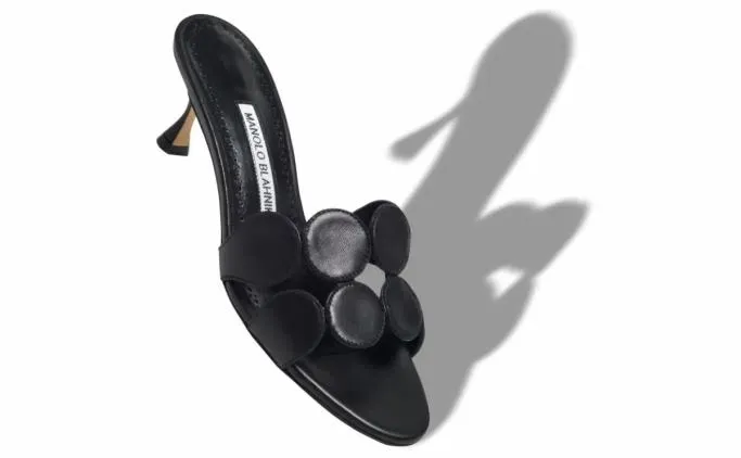Mules Women Manolo Blahnik HARIBALMUBlack Nappa Leather Mules