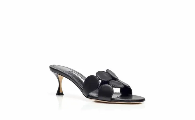 Mules Women Manolo Blahnik HARIBALMUBlack Nappa Leather Mules Mules Women Manolo Blahnik HARIBALMUBlack Nappa Leather Mules