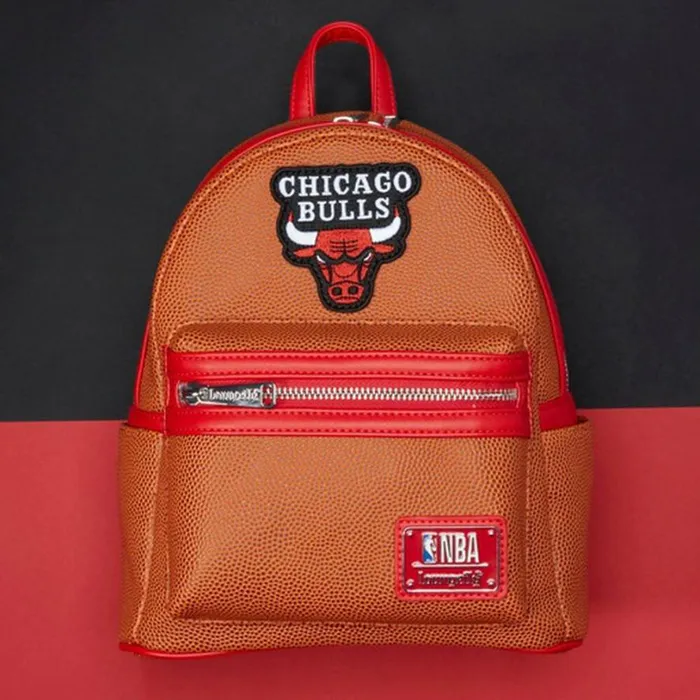 NBA Chicago Bulls Basketball Logo Mini Backpack Unisex Loungefly Backpacks