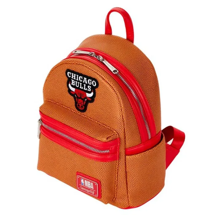 NBA Chicago Bulls Basketball Logo Mini Backpack Unisex Loungefly Backpacks