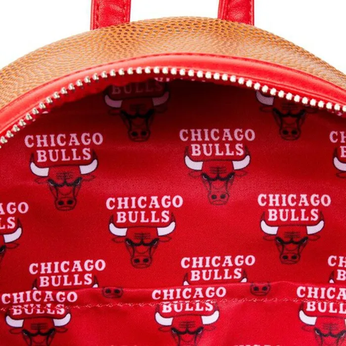 NBA Chicago Bulls Basketball Logo Mini Backpack Unisex Loungefly Backpacks