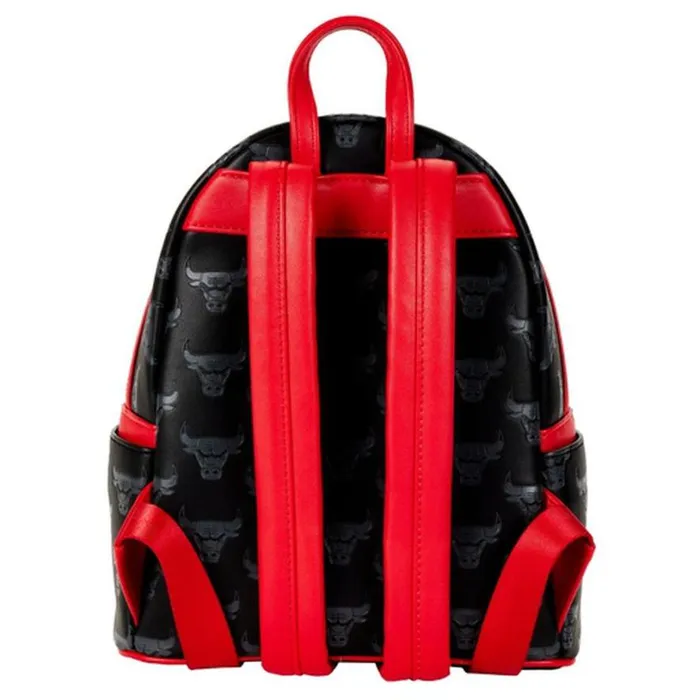 NBA Chicago Bulls Logo Mini Backpack Unisex Loungefly Backpacks