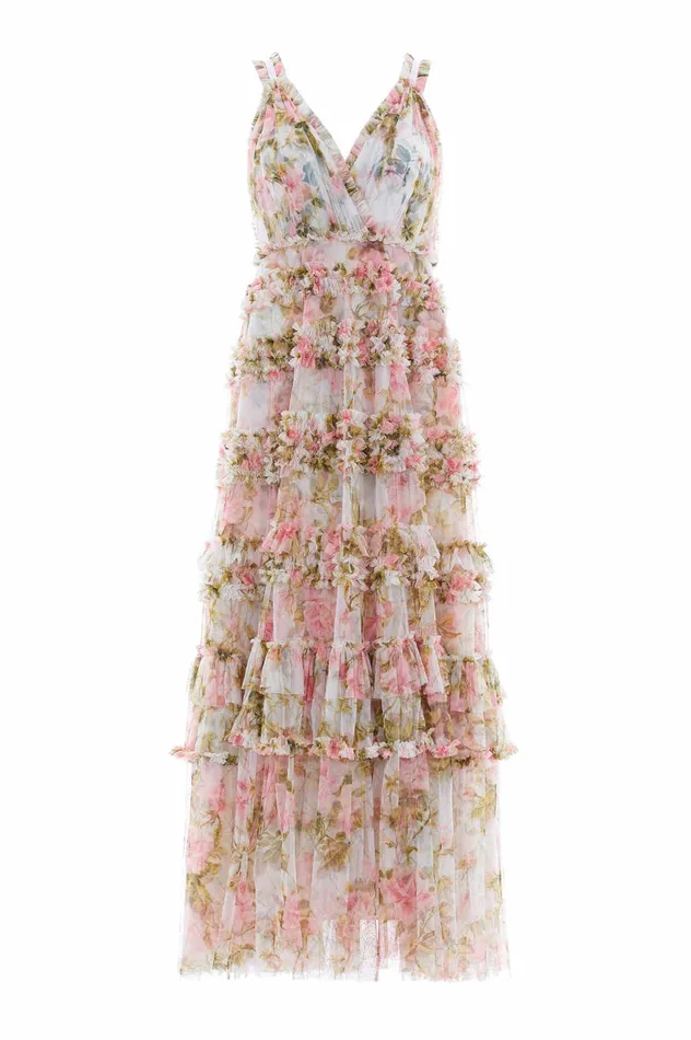Needle and Thread English Rose Vivian Cami Gown Multi Women Printed Dresses