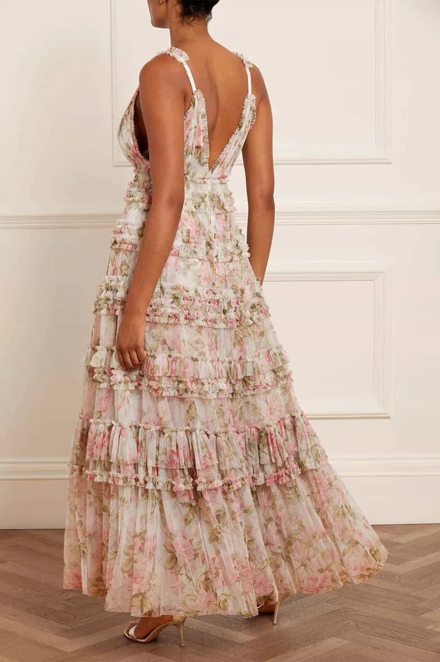 Needle and Thread English Rose Vivian Cami Gown Multi Women Printed Dresses