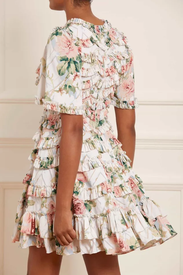 Needle and Thread Harlequin Rose Crepe Mini Dress Multi Women Printed Dresses Needle and Thread Harlequin Rose Crepe Mini Dress Multi Women Printed Dresses