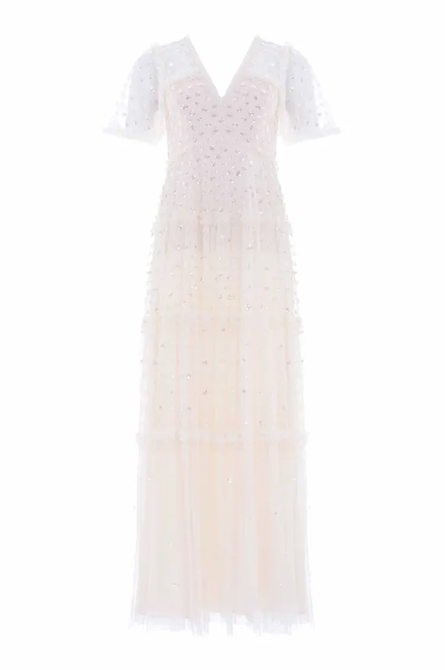 Needle and Thread Thea Gown Champagne Women Embellished Dresses Needle and Thread Thea Gown Champagne Women Embellished Dresses