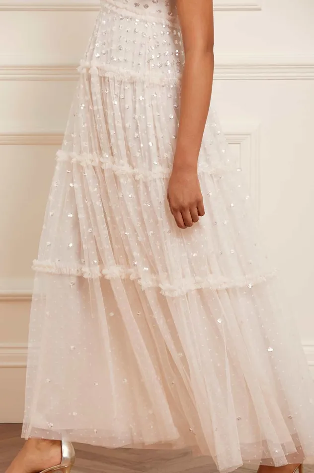 Needle and Thread Thea Gown Champagne Women Embellished Dresses Needle and Thread Thea Gown Champagne Women Embellished Dresses
