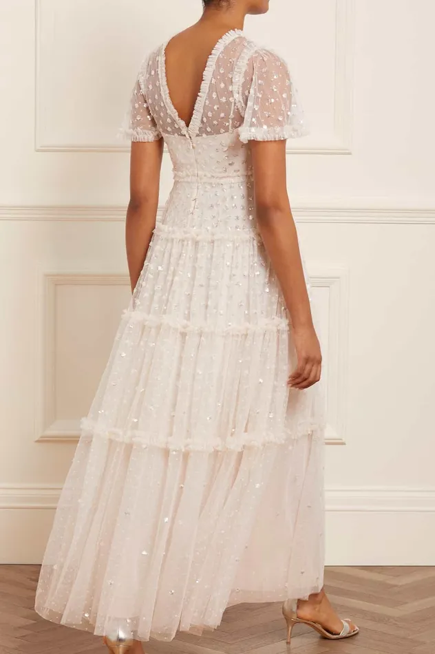 Needle and Thread Thea Gown Champagne Women Embellished Dresses Needle and Thread Thea Gown Champagne Women Embellished Dresses