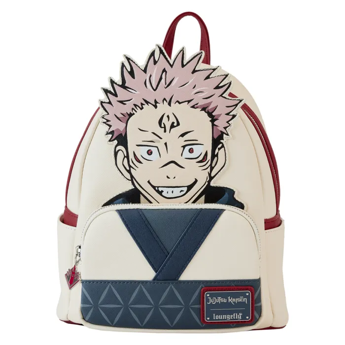 NYCC Limited Edition Jujutsu Kaisen Ryomen Sukuna Cosplay Mini Backpack Unisex Loungefly Backpacks NYCC Limited Edition Jujutsu Kaisen Ryomen Sukuna Cosplay Mini Backpack Unisex Loungefly Backpacks