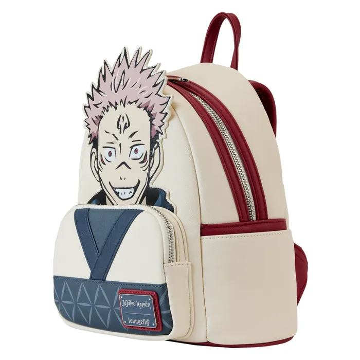 NYCC Limited Edition Jujutsu Kaisen Ryomen Sukuna Cosplay Mini Backpack Unisex Loungefly Backpacks NYCC Limited Edition Jujutsu Kaisen Ryomen Sukuna Cosplay Mini Backpack Unisex Loungefly Backpacks