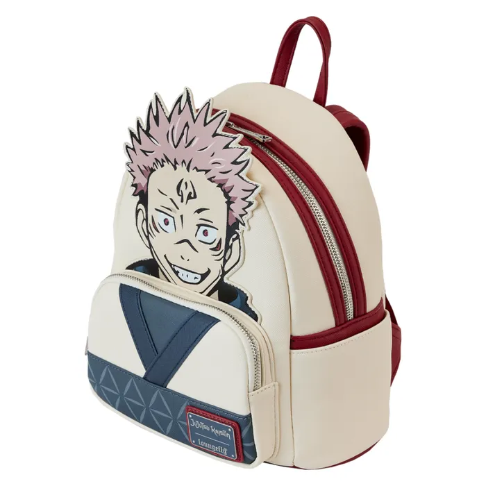 NYCC Limited Edition Jujutsu Kaisen Ryomen Sukuna Cosplay Mini Backpack Unisex Loungefly Backpacks NYCC Limited Edition Jujutsu Kaisen Ryomen Sukuna Cosplay Mini Backpack Unisex Loungefly Backpacks