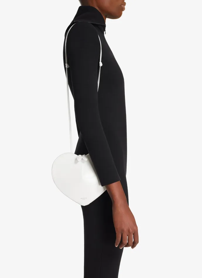 Optic White LE CUR BAG IN CALFSKIN Women Alaa Mini Bags Optic White LE CUR BAG IN CALFSKIN Women Alaa Mini Bags