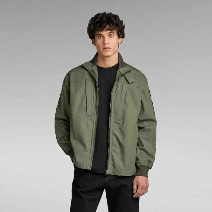 Overshirts Men GStar RAW Combat Tape Overshirt Light Hunter