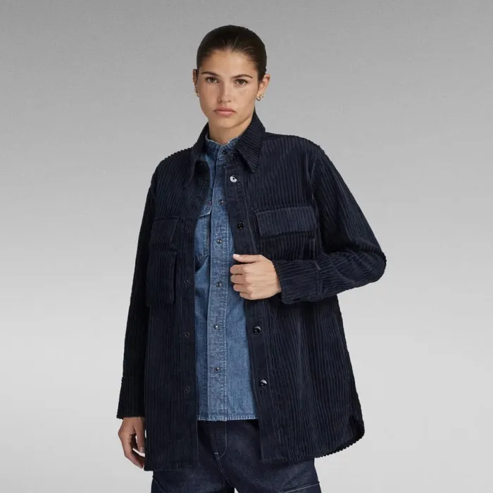 Overshirts Women GStar RAW Regular Boyfriend Overshirt Salute