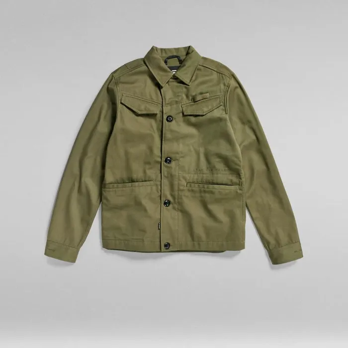 Overshirts Women GStar RAW Unisex Field Jacket Overshirt Shadow Olive