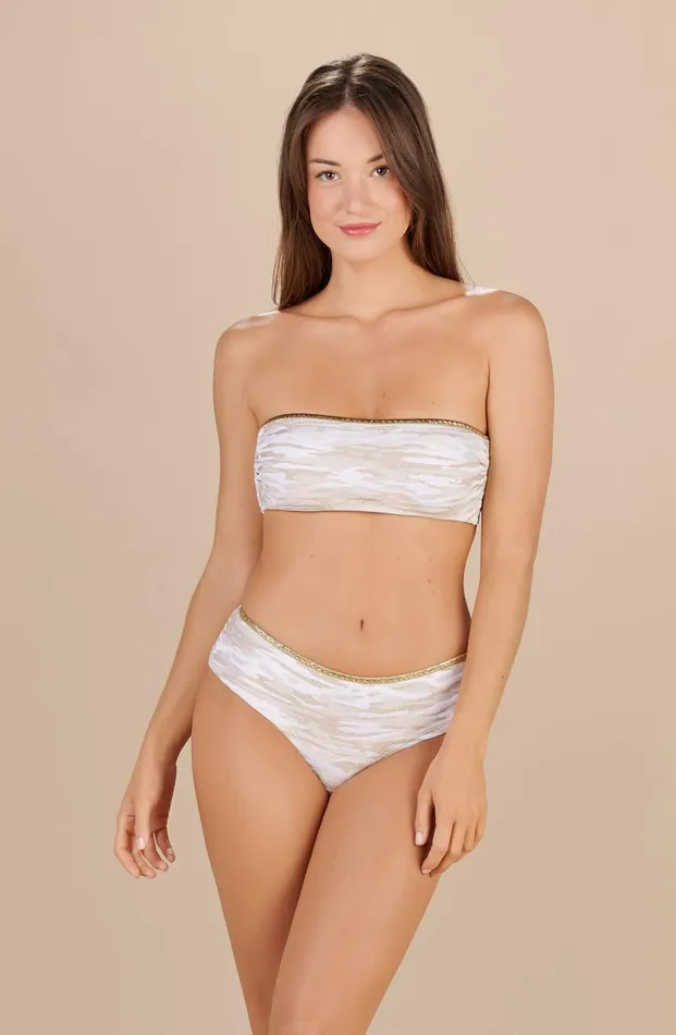Pain De Sucre Bikinis Women Kyta Gold Camo