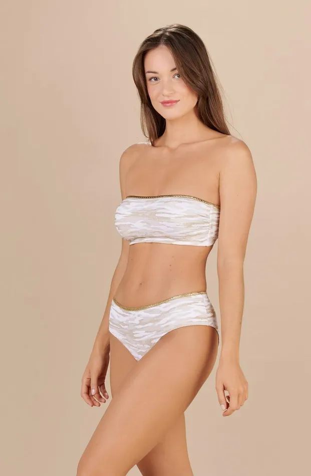 Pain De Sucre Bikinis Women Kyta Gold Camo