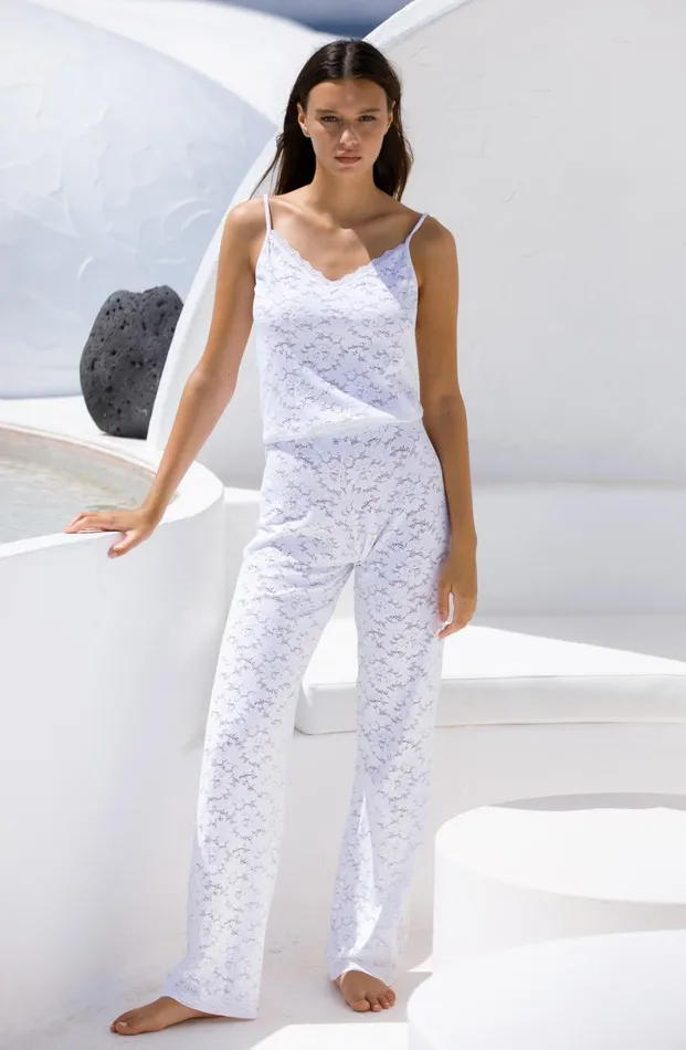 Pain De Sucre Jumpsuit Women Carisse White