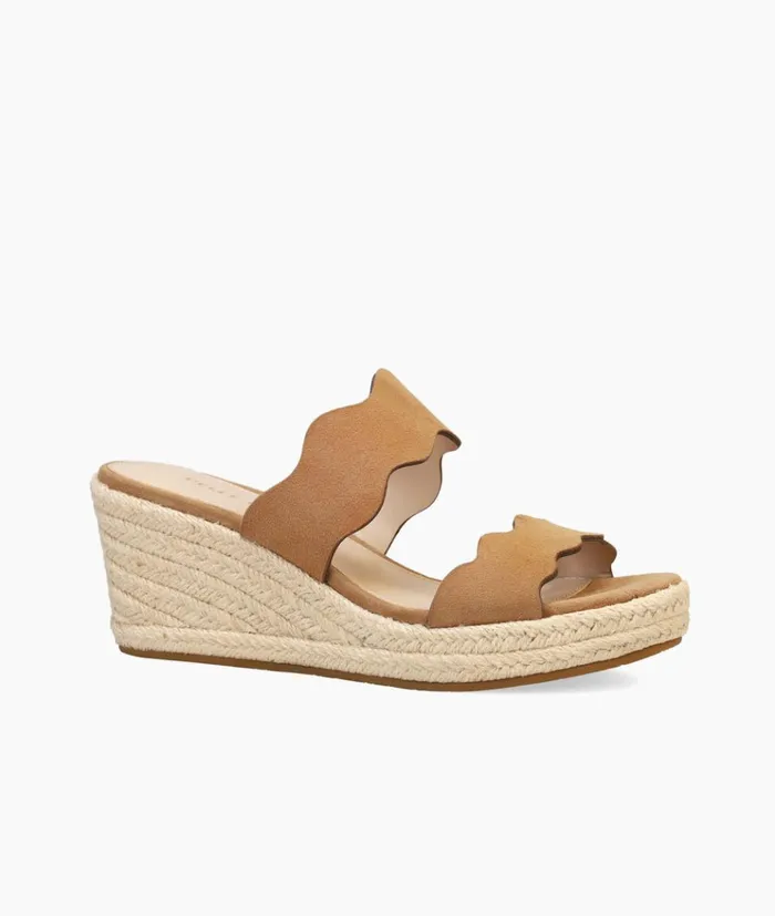 Pelle Moda Krew Wedge 8211 Latte Latte Kid Suede Women Wedges Pelle Moda Krew Wedge 8211 Latte Latte Kid Suede Women Wedges
