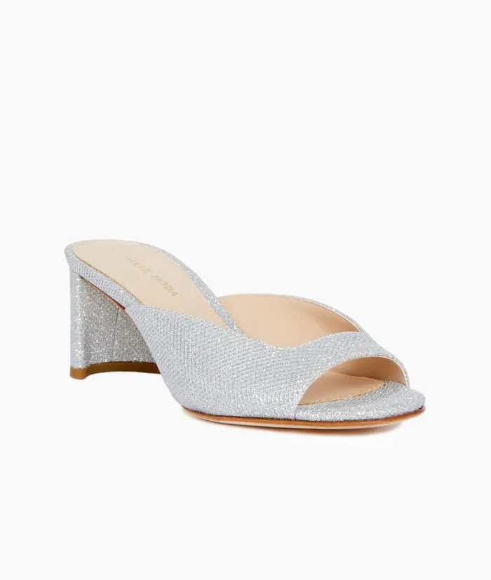 Pelle Moda Mika 2 Low Heel 8211 Silver Silver Metallic Textile Women Low Heels Pelle Moda Mika 2 Low Heel 8211 Silver Silver Metallic Textile Women Low Heels