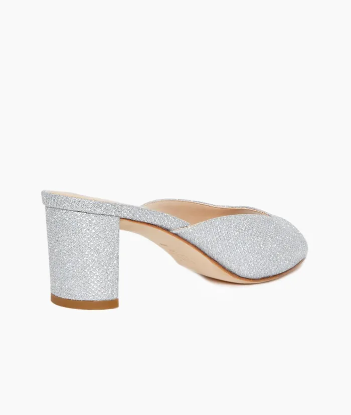 Pelle Moda Mika 2 Low Heel 8211 Silver Silver Metallic Textile Women Low Heels Pelle Moda Mika 2 Low Heel 8211 Silver Silver Metallic Textile Women Low Heels