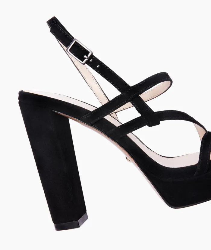 Pelle Moda Patsi Platform 8211 Black Black Kid Suede Women High Heels Pelle Moda Patsi Platform 8211 Black Black Kid Suede Women High Heels