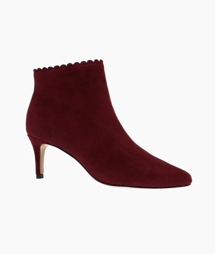 Pelle Moda Yilo Bootie 8211 Port Wine Port Wine Kid Suede Women High Heels Pelle Moda Yilo Bootie 8211 Port Wine Port Wine Kid Suede Women High Heels