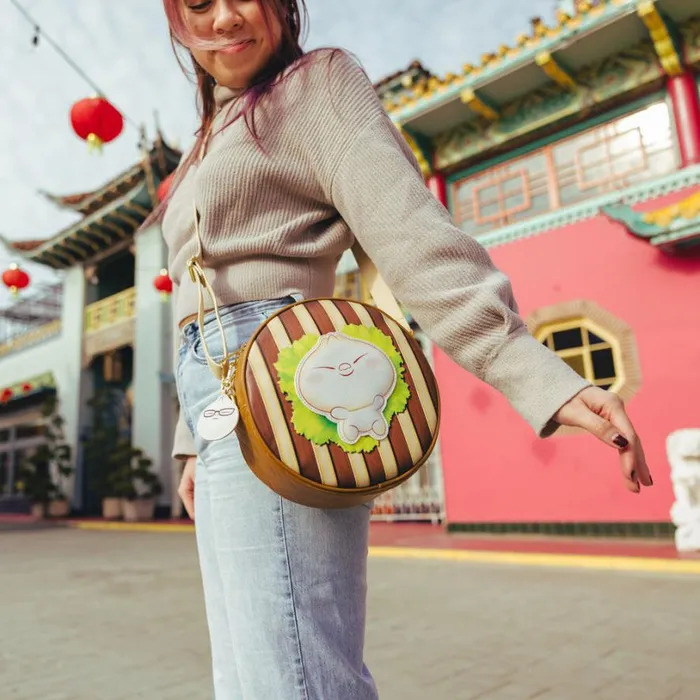 Pixar Shorts Bao Bamboo Steamer Basket Crossbody Bag Unisex Loungefly Crossbody Bags Pixar Shorts Bao Bamboo Steamer Basket Crossbody Bag Unisex Loungefly Crossbody Bags