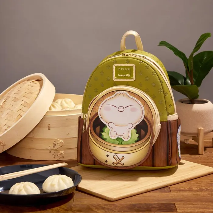 Pixar Shorts Bao Bamboo Steamer Basket Mini Backpack Unisex Loungefly Backpacks Pixar Shorts Bao Bamboo Steamer Basket Mini Backpack Unisex Loungefly Backpacks
