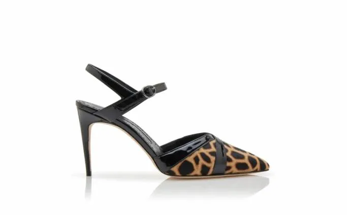 Pumps Women Manolo Blahnik ARISTIDABlack Calf Hair Animal Print Pumps Pumps Women Manolo Blahnik ARISTIDABlack Calf Hair Animal Print Pumps