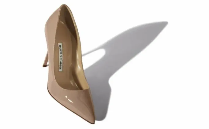 Pumps Women Manolo Blahnik BB PATENTDark Blush Patent Leather Pointed Toe Pumps Pumps Women Manolo Blahnik BB PATENTDark Blush Patent Leather Pointed Toe Pumps