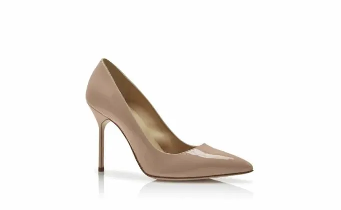 Pumps Women Manolo Blahnik BB PATENTDark Blush Patent Leather Pointed Toe Pumps Pumps Women Manolo Blahnik BB PATENTDark Blush Patent Leather Pointed Toe Pumps