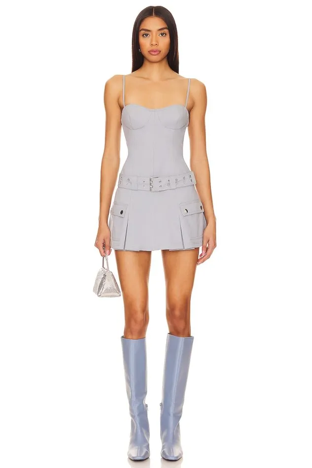 Remy Mini Dress Concrete Women Lovers and Friends Dresses