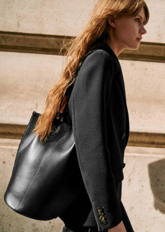 Szane Bags Womens Romie Bag Smooth Black