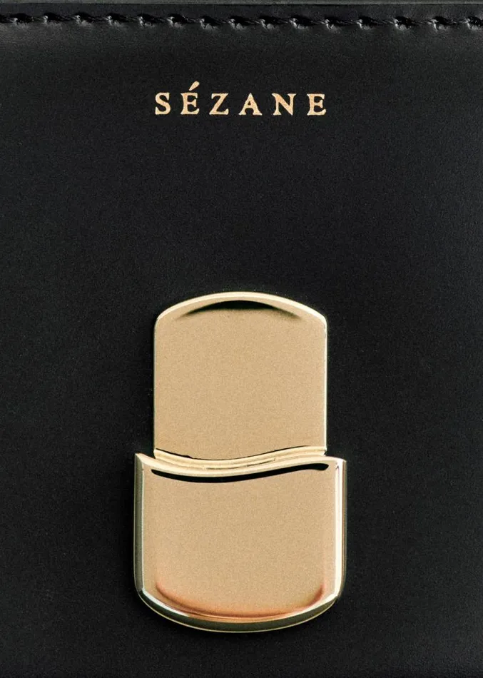 Szane Bags Womens Small Milo Wallet Glossy Black