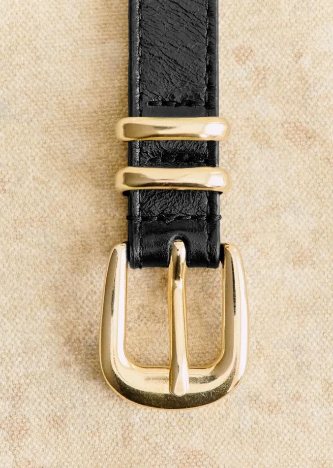 Szane Belts Womens Livie Belt Patent Black