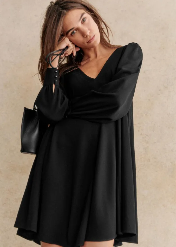 Szane Dresses Womens Shauna Dress Black