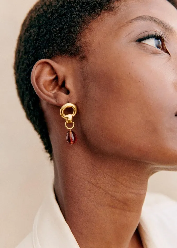 Szane Earrings Womens Stella Earrings Brown