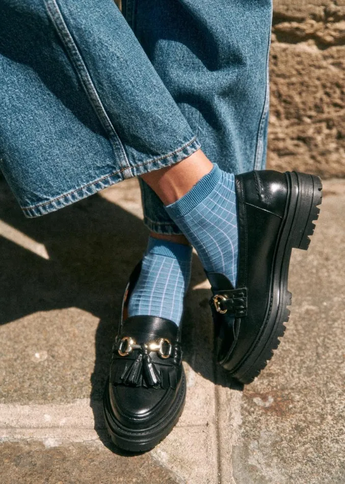 Szane Loafers and Sneakers Womens Amy Loafers Glossy Black