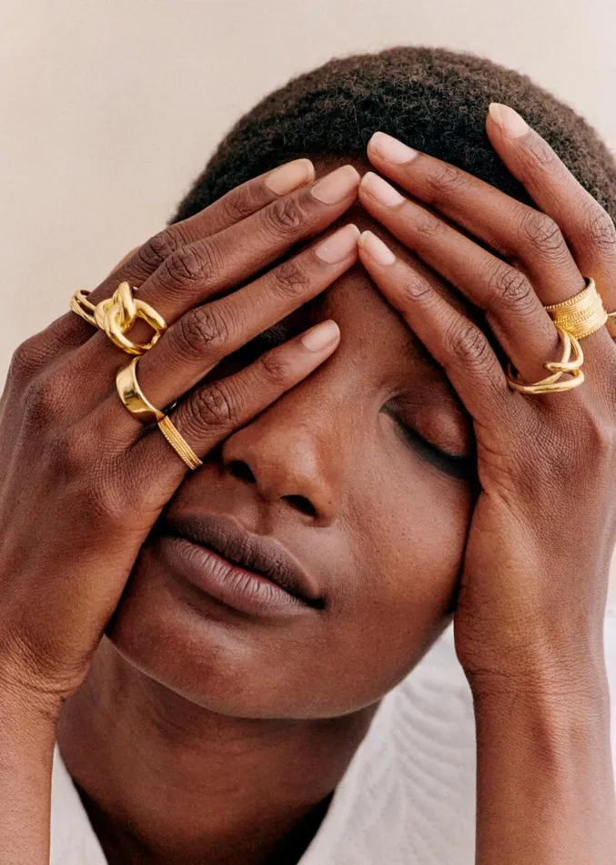 Szane Rings and Bracelets Womens Judy Ring Gold
