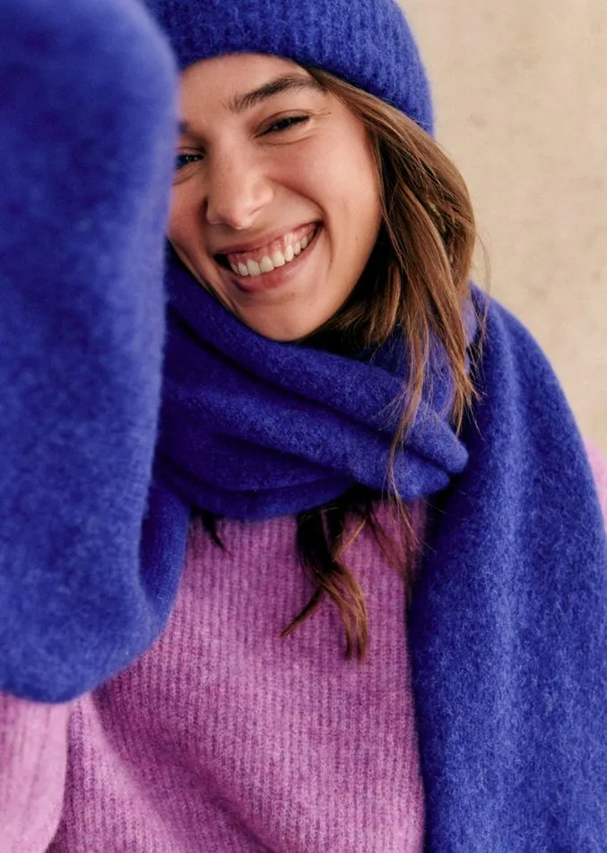 Szane Scarves Womens Marianne Scarf Electric Blue