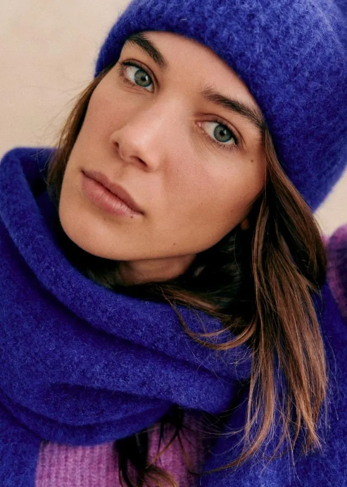 Szane Scarves Womens Marianne Scarf Electric Blue