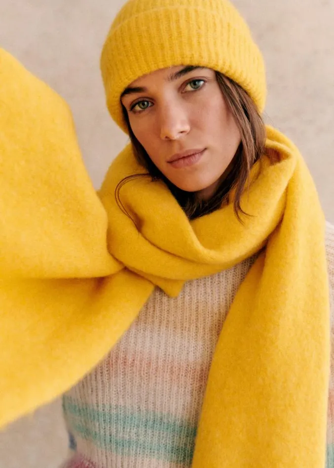Szane Scarves Womens Marianne Scarf Yellow