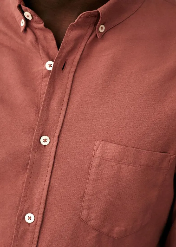Szane Shirts Mens Oxford Charlie Shirt Old Pink
