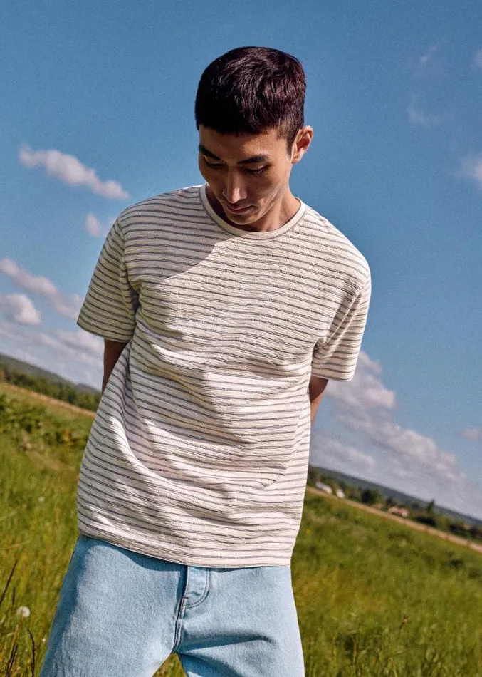 Szane TShirts and Sweatshirts Mens Ally TShirt Ecru Multicolour