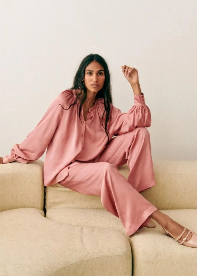 Szane Trousers and Jumpsuits Womens Georgio Trousers Rosewood
