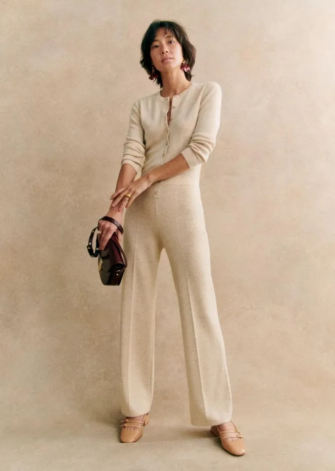 Szane Trousers and Jumpsuits Womens Locadie Jumpsuit Mottled Beige