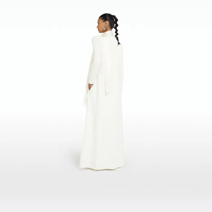 Safiyaa Aleah Ivory Long Dress Women Dresses